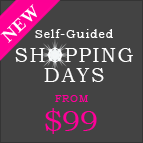 Custom self-guided shopping day - only $99